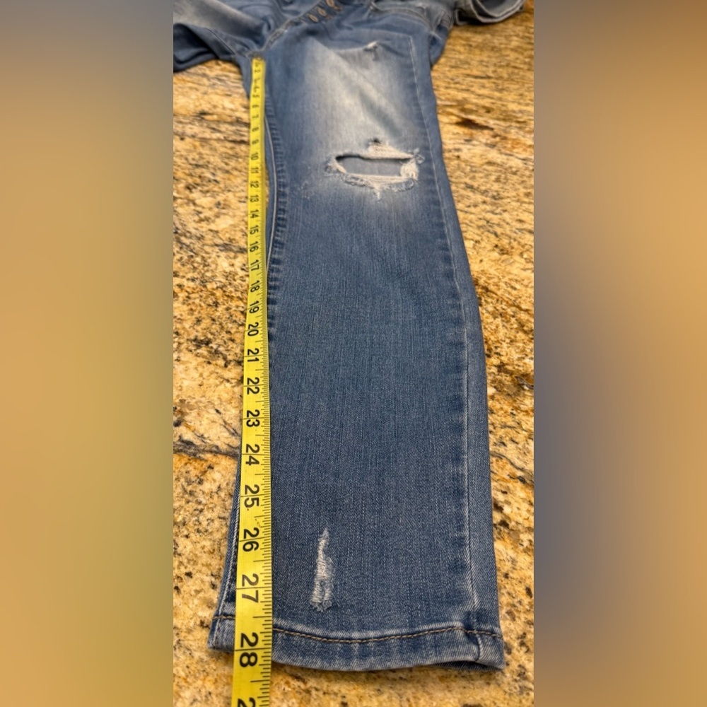 Eunina Bella Womens Super High Rise Skinny Ankle Jeans Size 13 Stretch - Picture 8 of 8